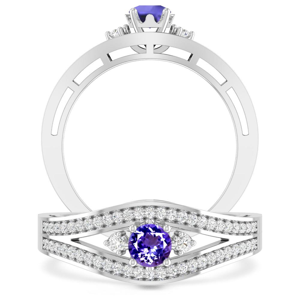 White Gold - Tanzanite