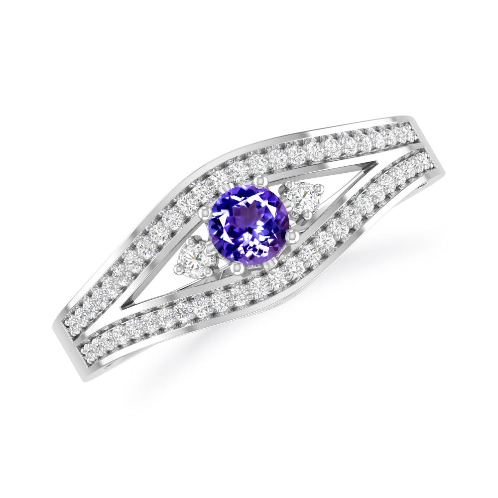 White Gold - Tanzanite