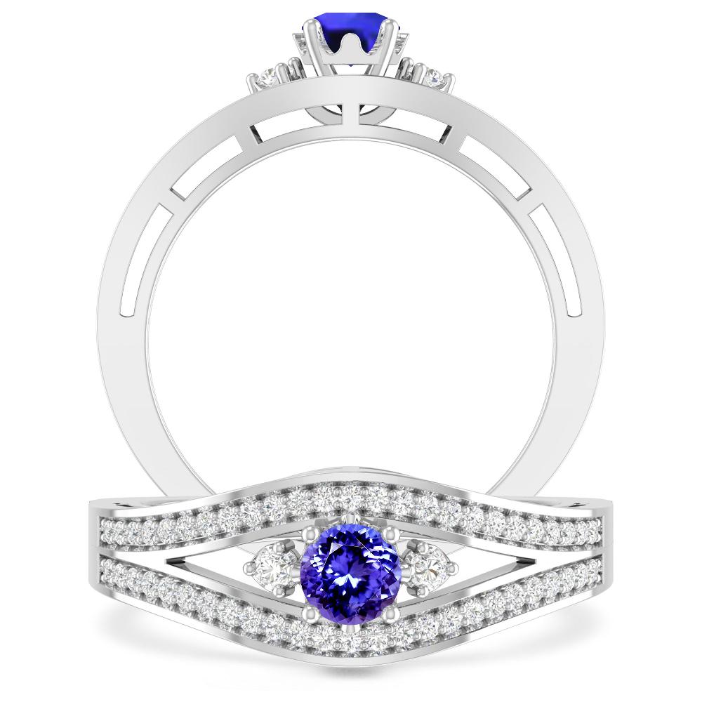 White Gold - Tanzanite