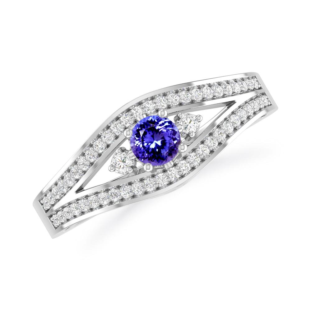 White Gold - Tanzanite