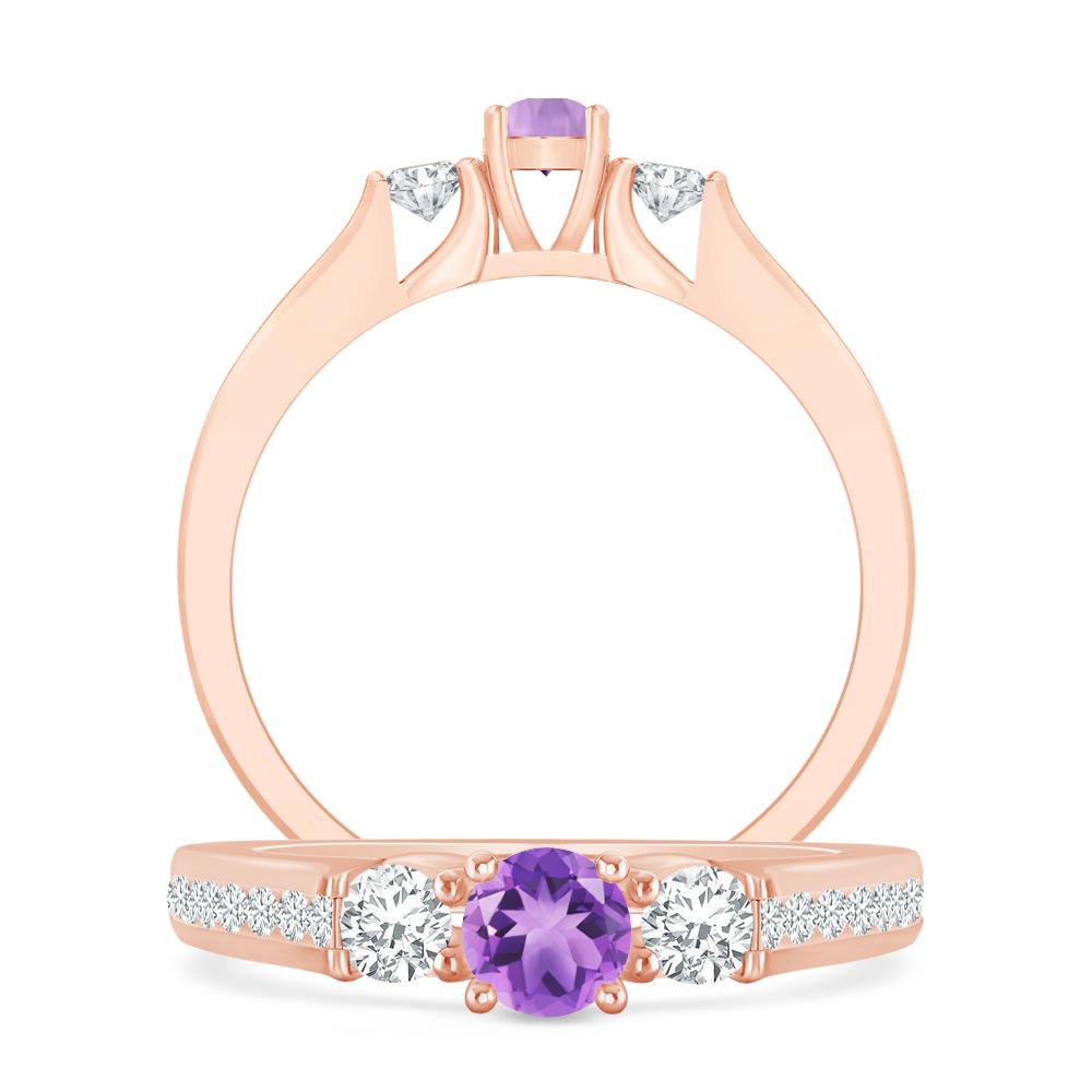 Rose Gold - Amethyst