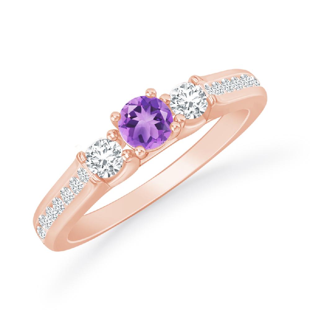 Rose Gold - Amethyst