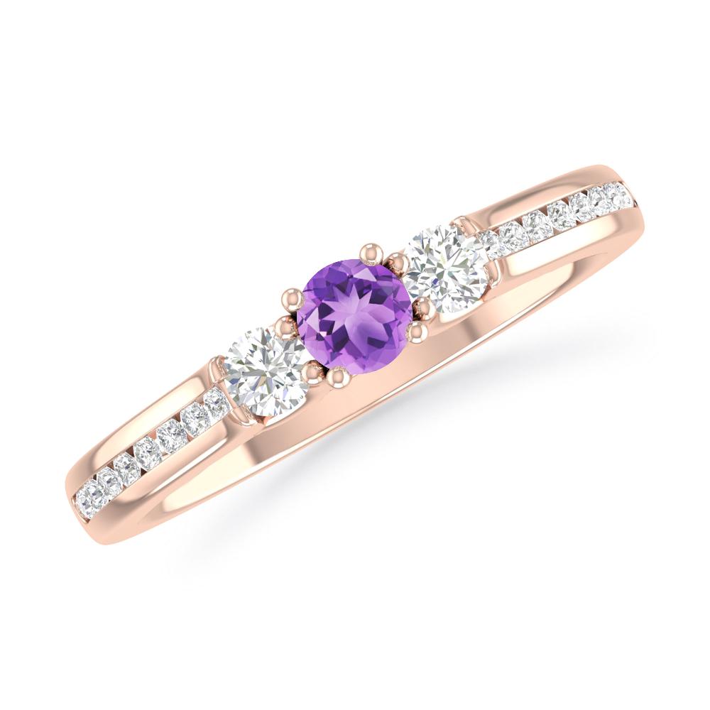 Rose Gold - Amethyst