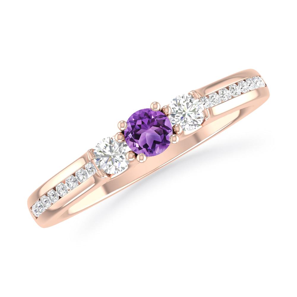 Rose Gold - Amethyst