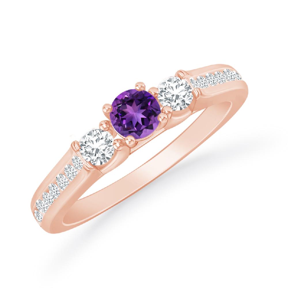 Rose Gold - Amethyst