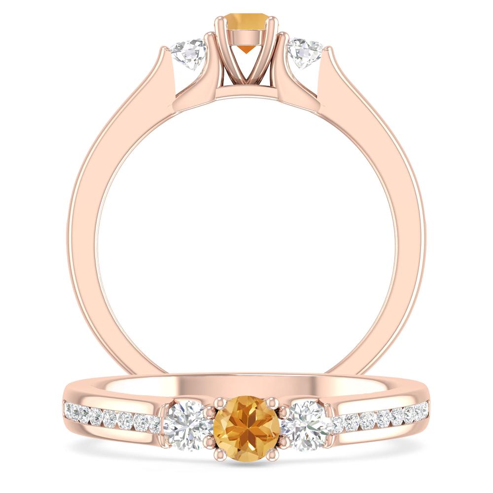 Rose Gold - Citrine