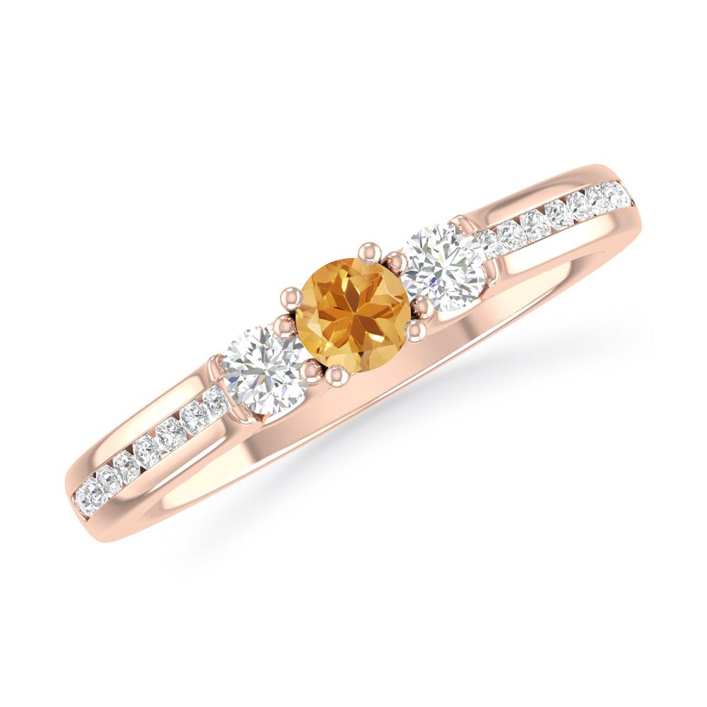 Rose Gold - Citrine
