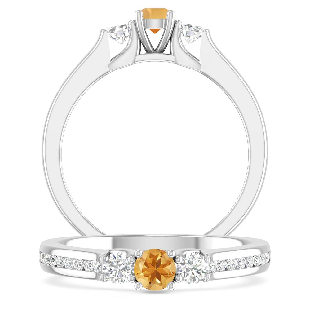 White Gold - Citrine