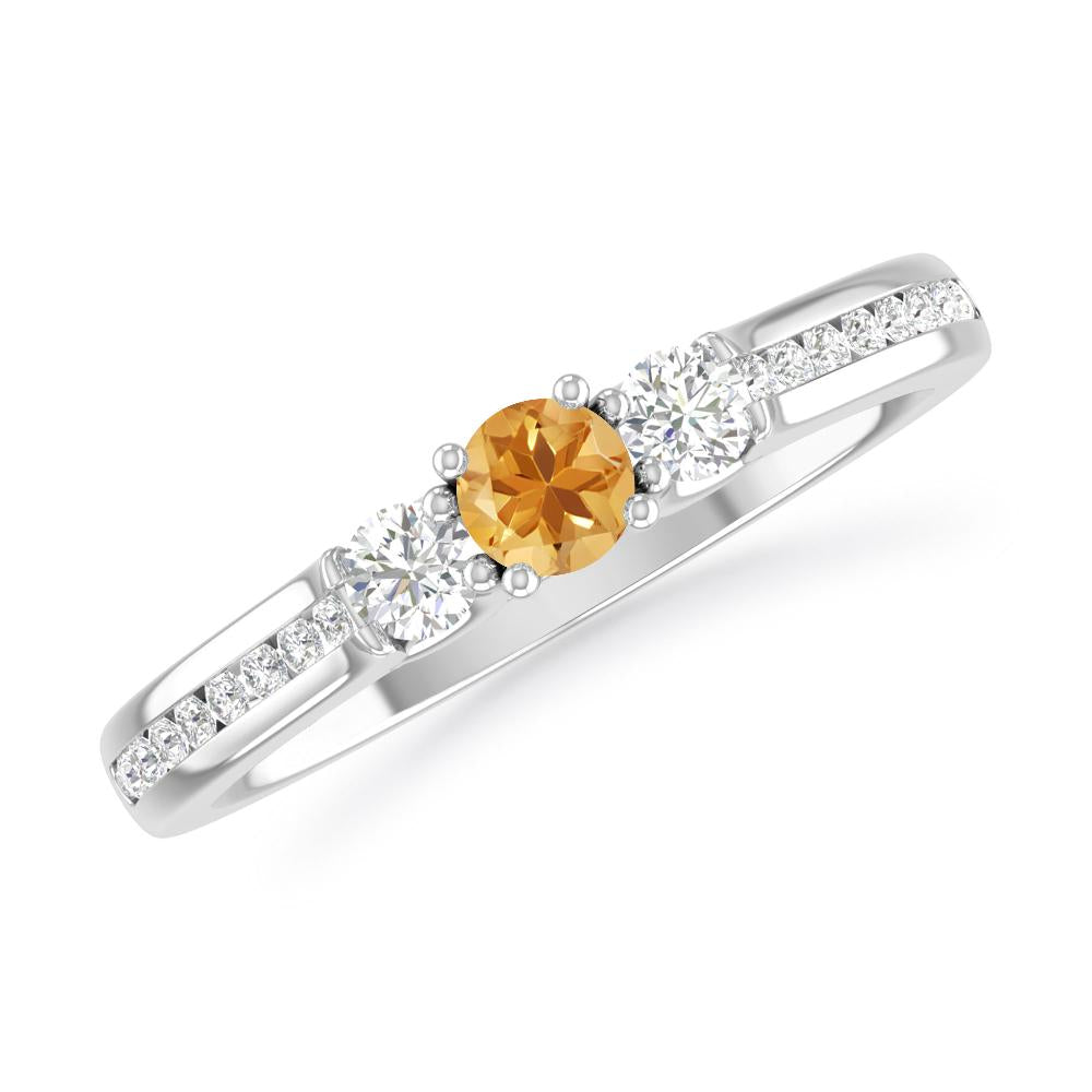 White Gold - Citrine