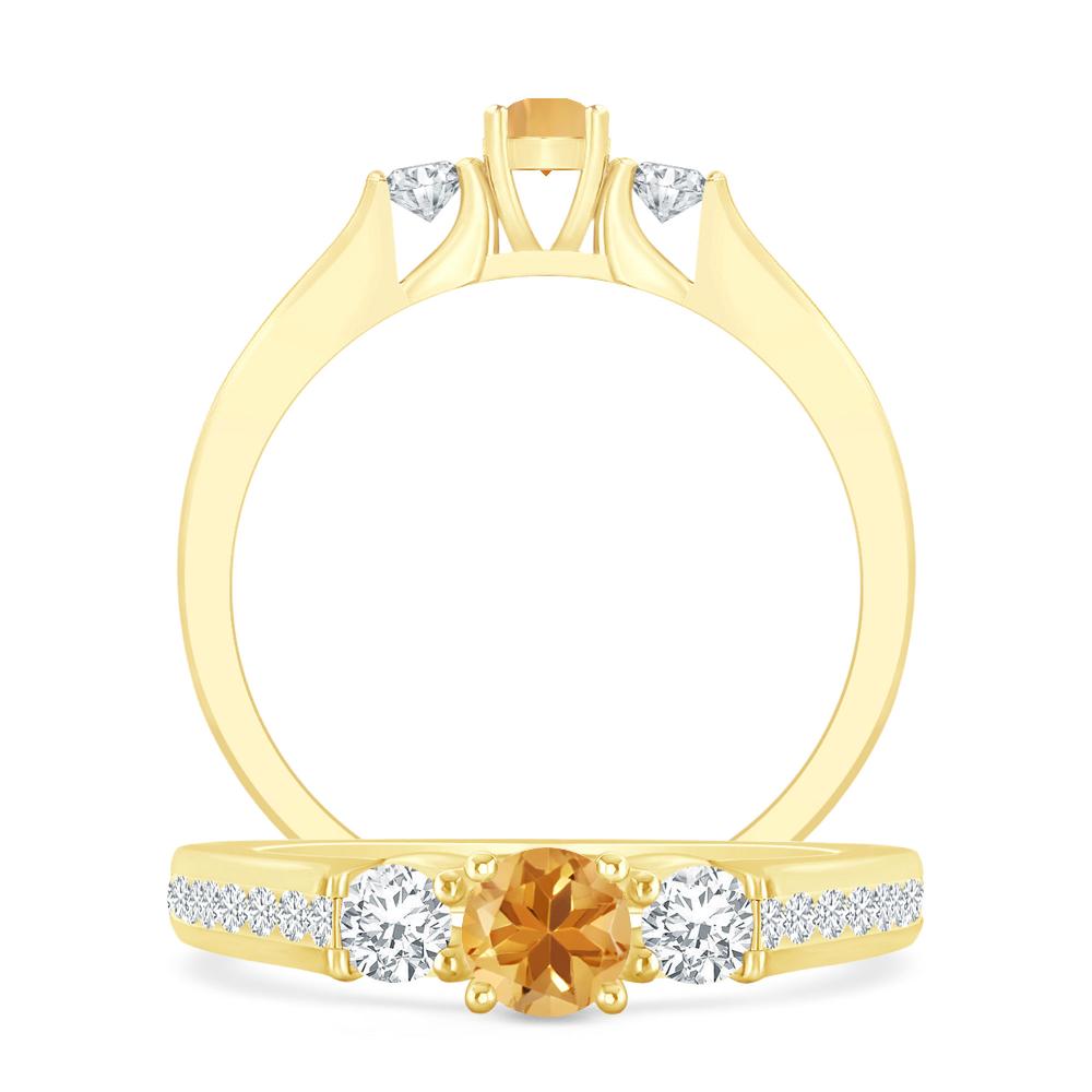 Yellow Gold - Citrine