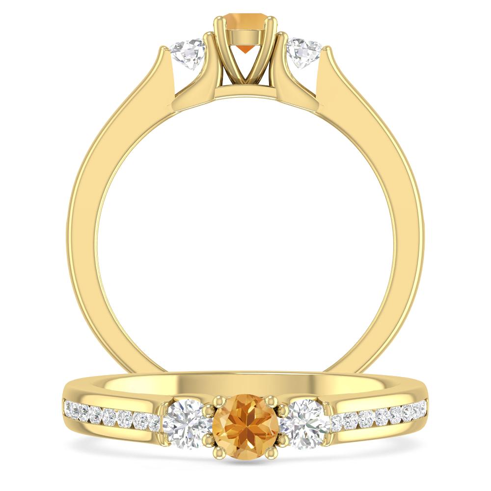Yellow Gold - Citrine