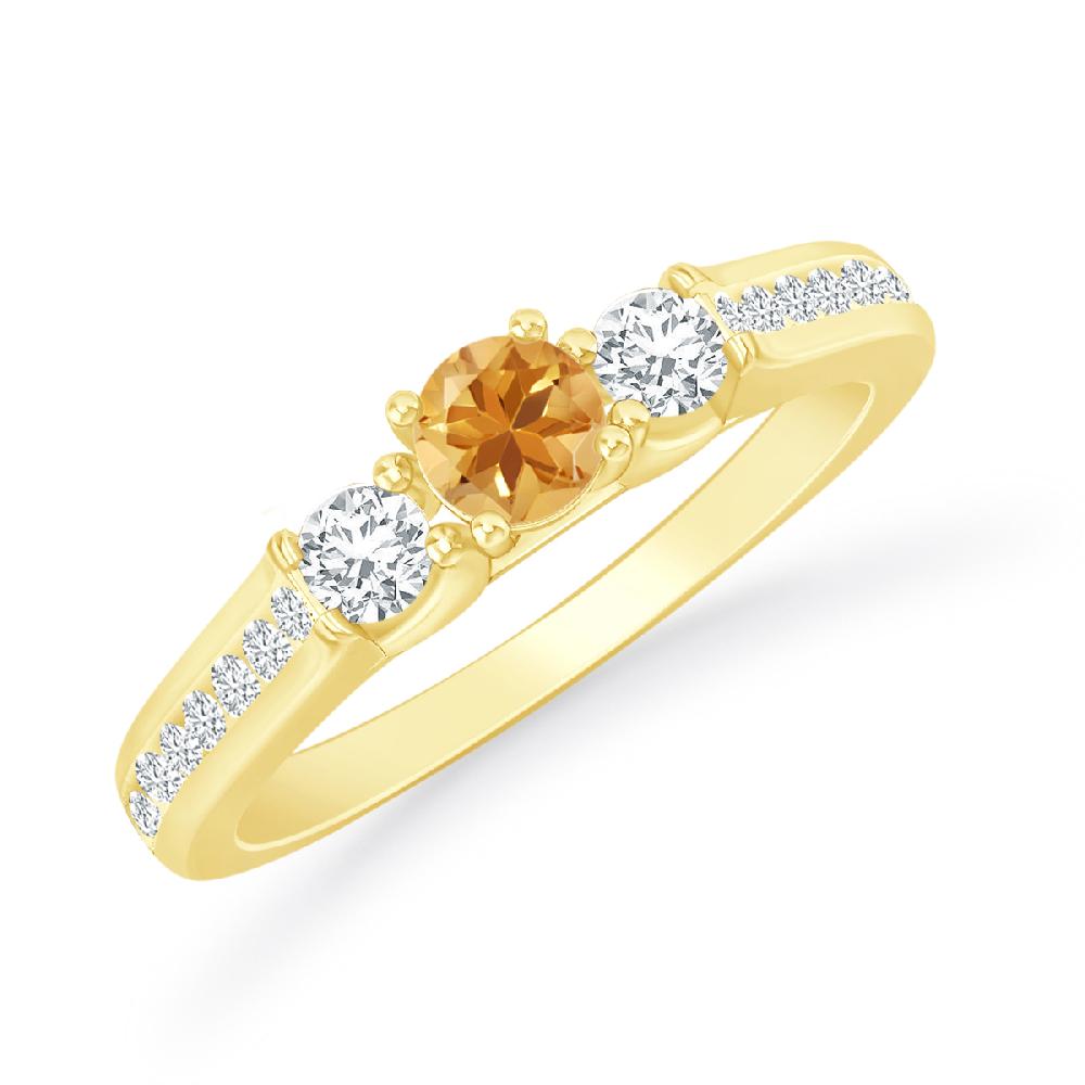 Yellow Gold - Citrine