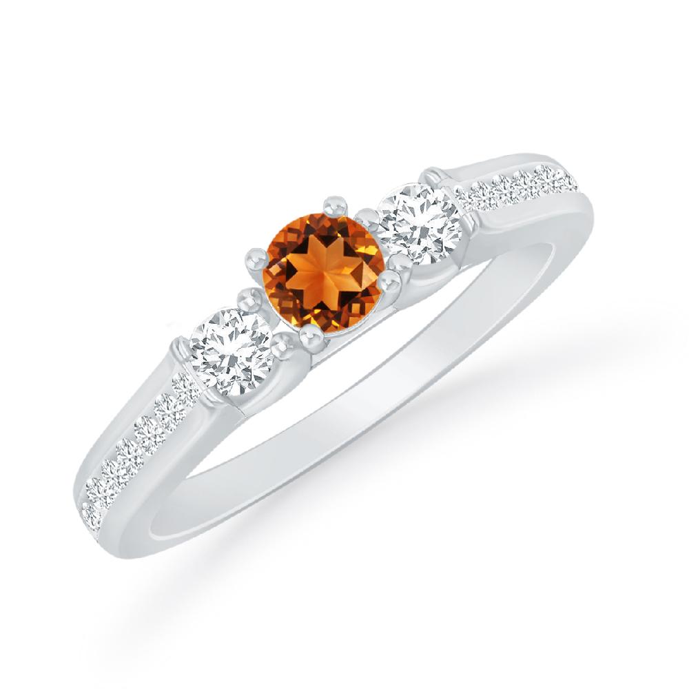 White Gold - Citrine