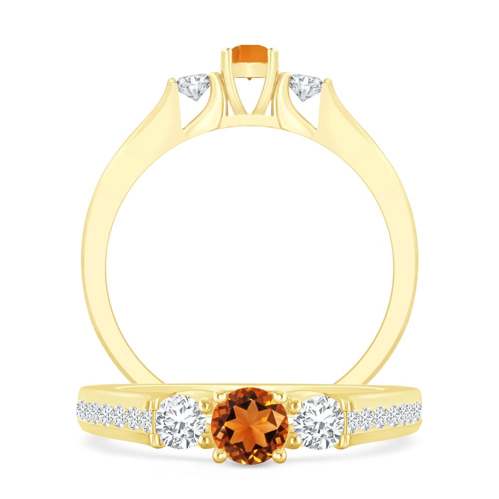 Yellow Gold - Citrine