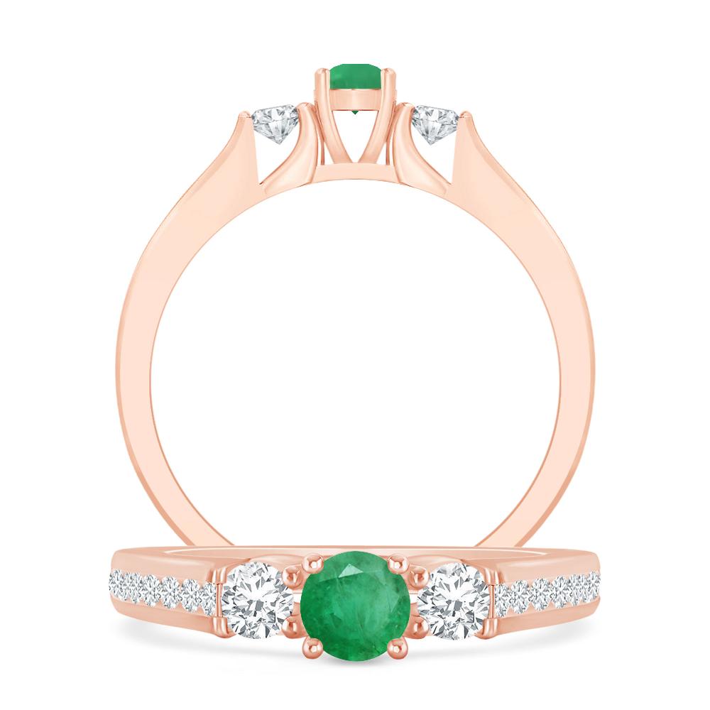 Rose Gold - Emerald