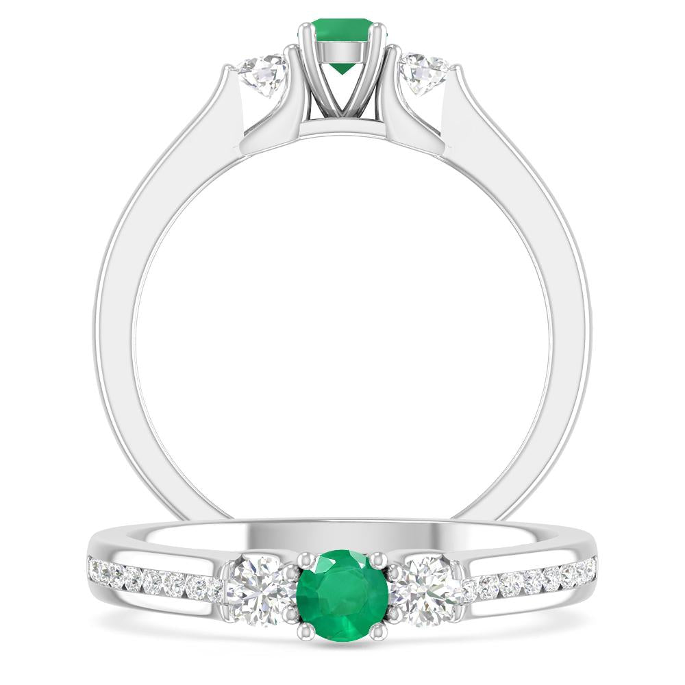 White Gold - Emerald