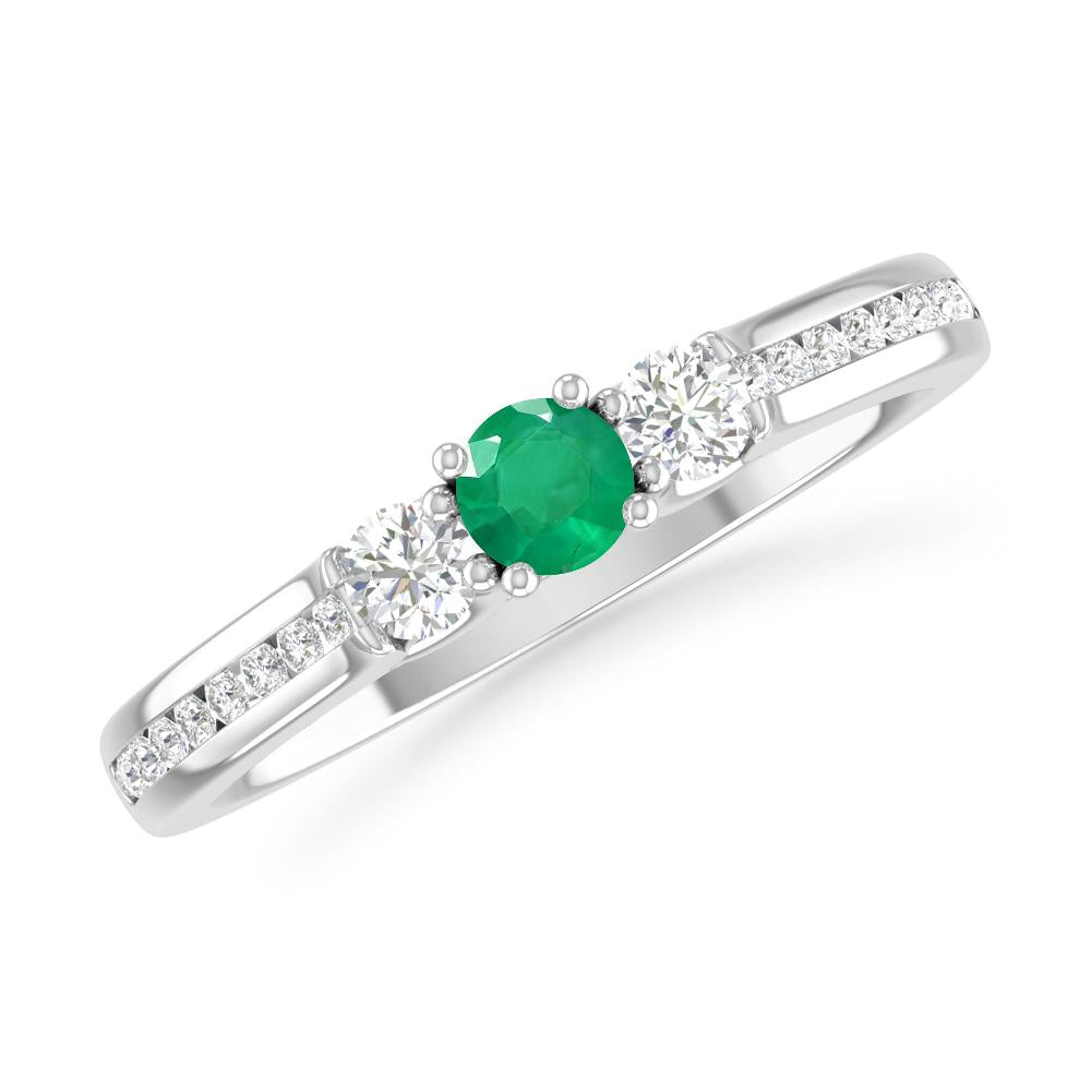 White Gold - Emerald