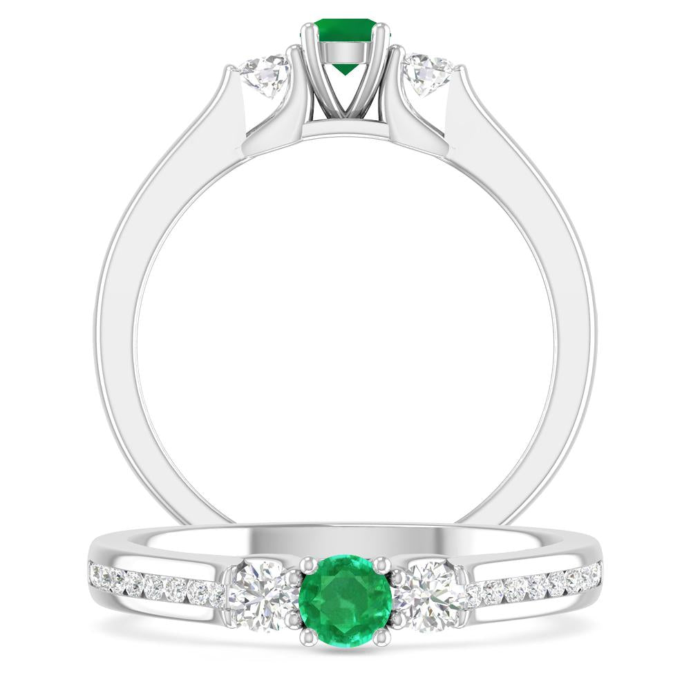 White Gold - Emerald