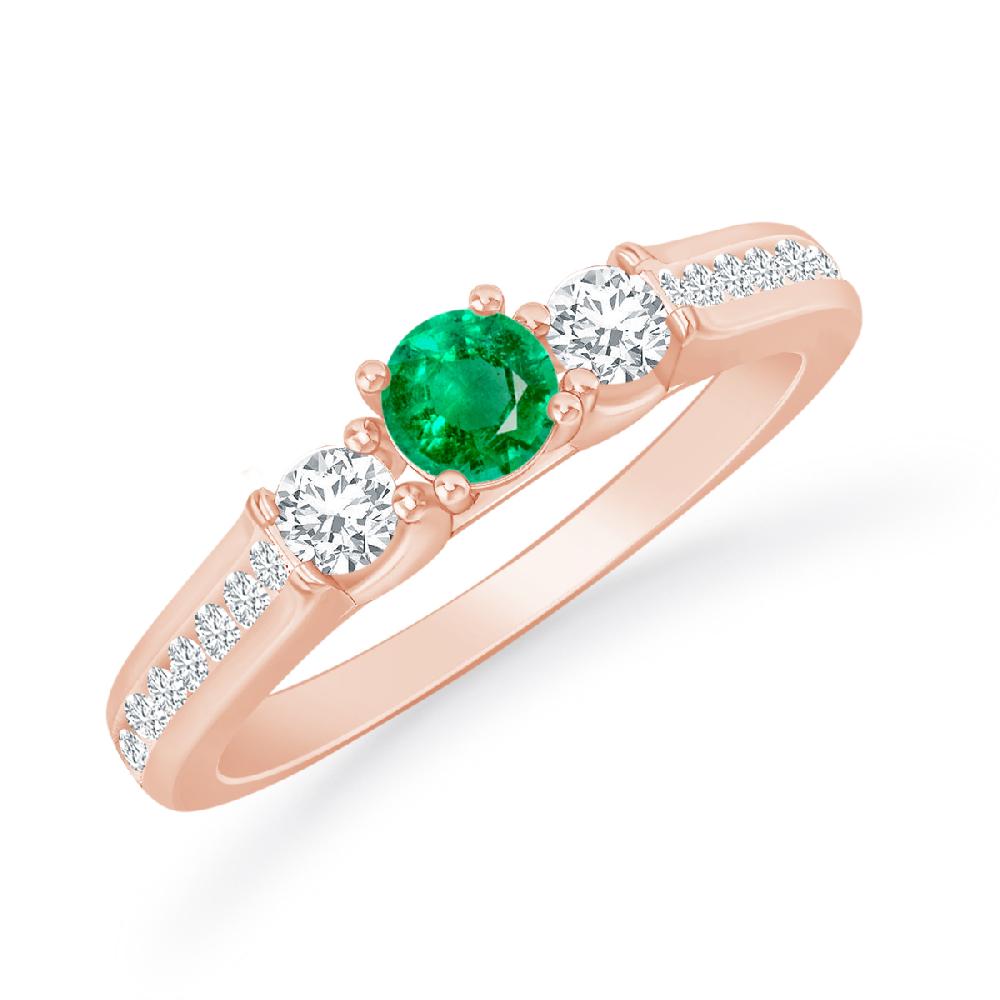 Rose Gold - Emerald