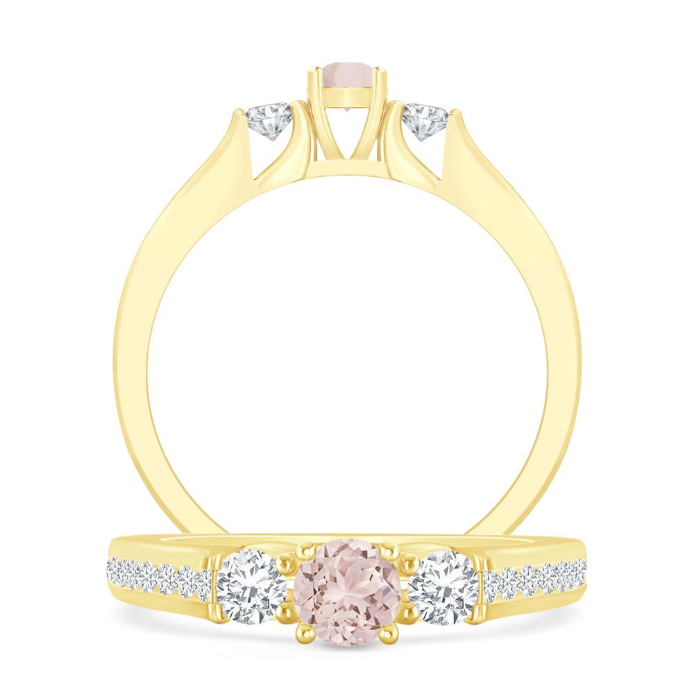 Yellow Gold - Morganite