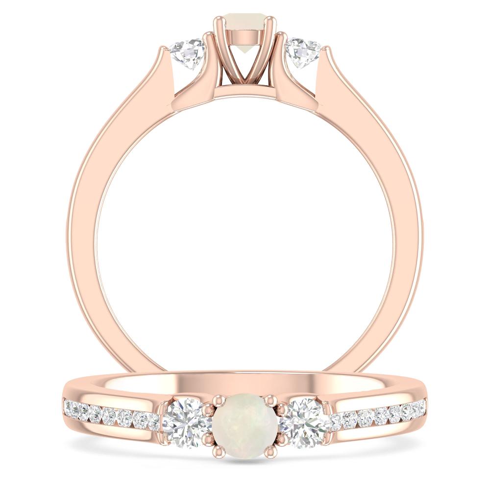 Rose Gold - Opal