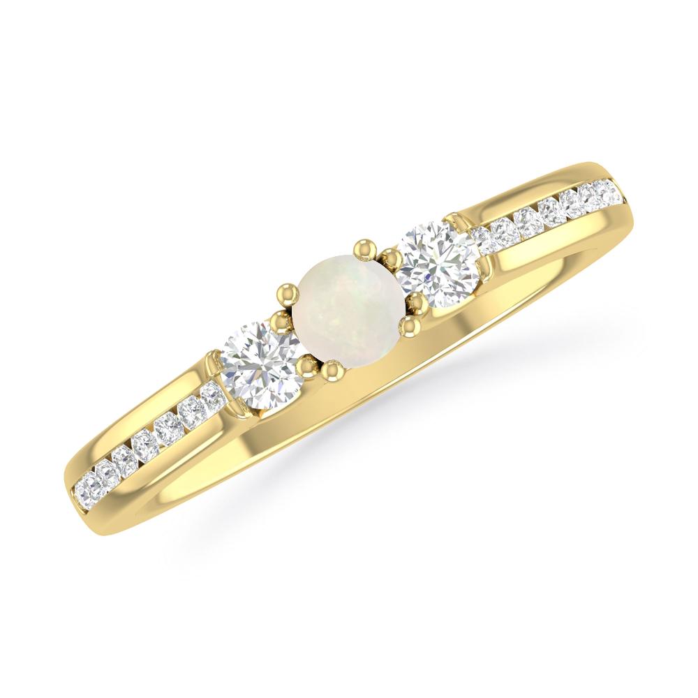 Yellow Gold - Opal