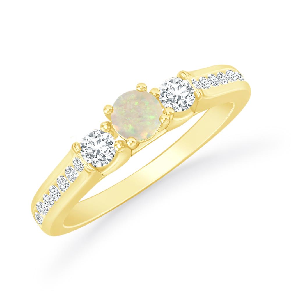 Yellow Gold - Opal