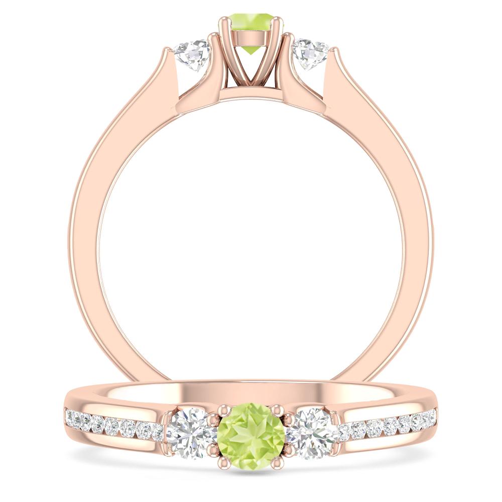 Rose Gold - Peridot