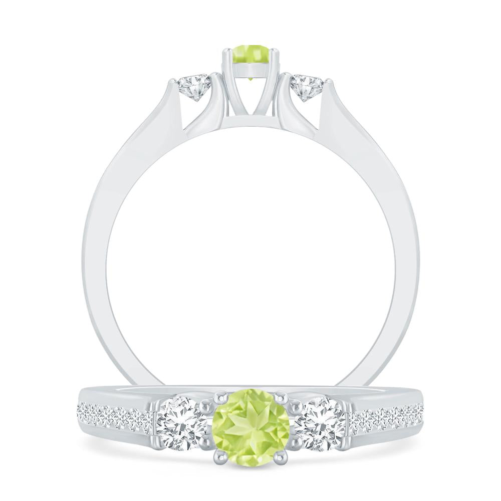 White Gold - Peridot