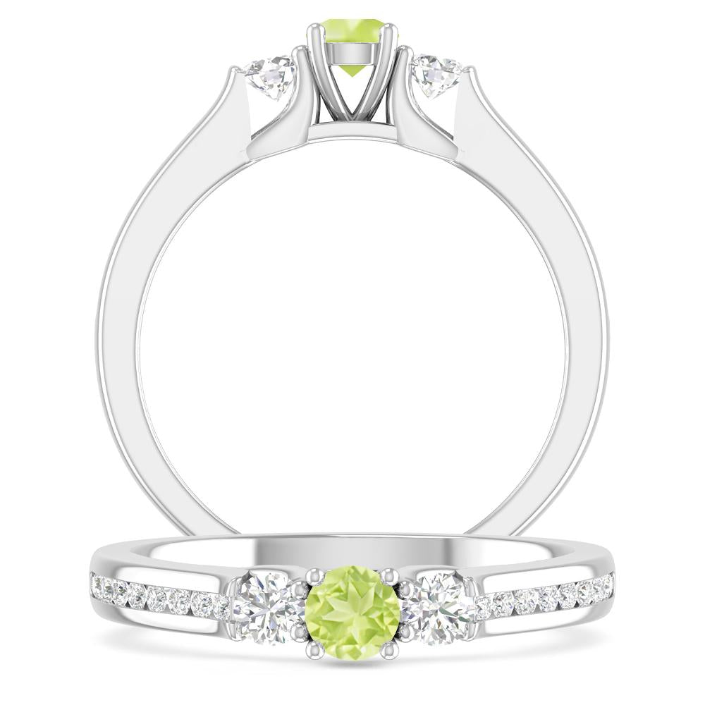 White Gold - Peridot