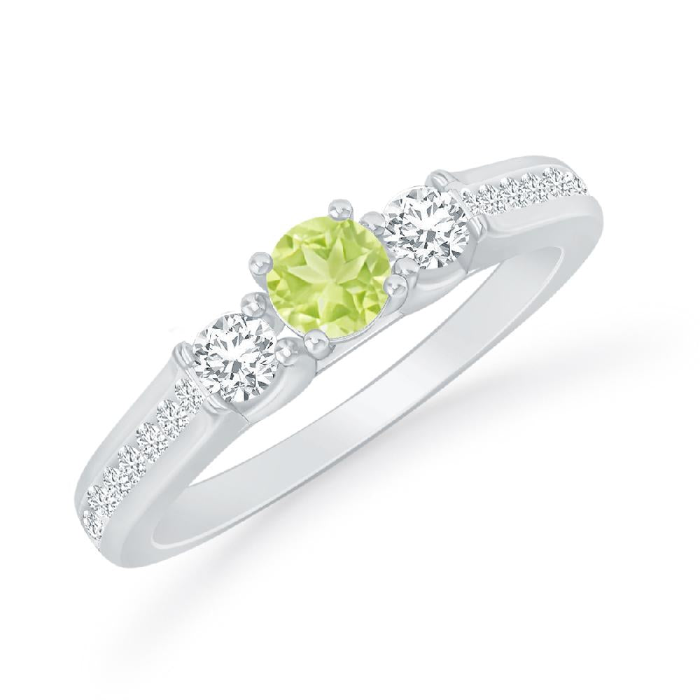 White Gold - Peridot