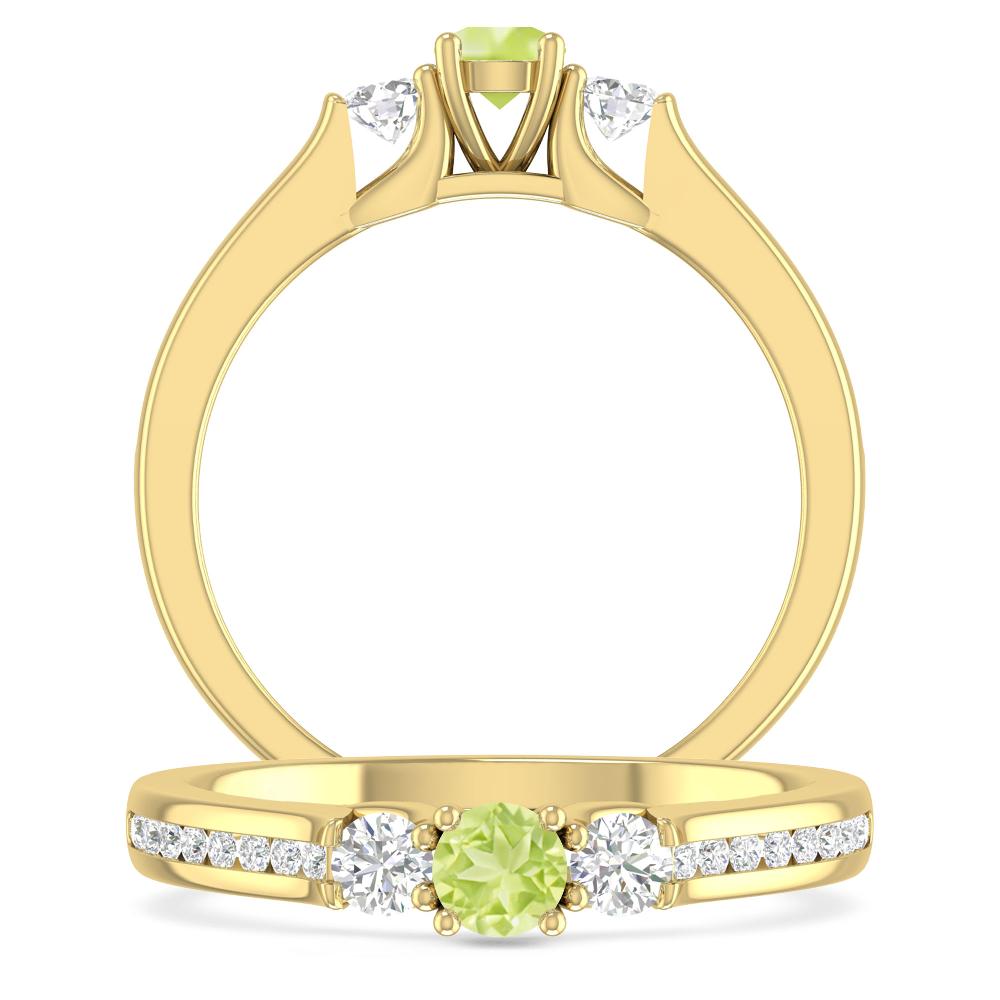 Yellow Gold - Peridot