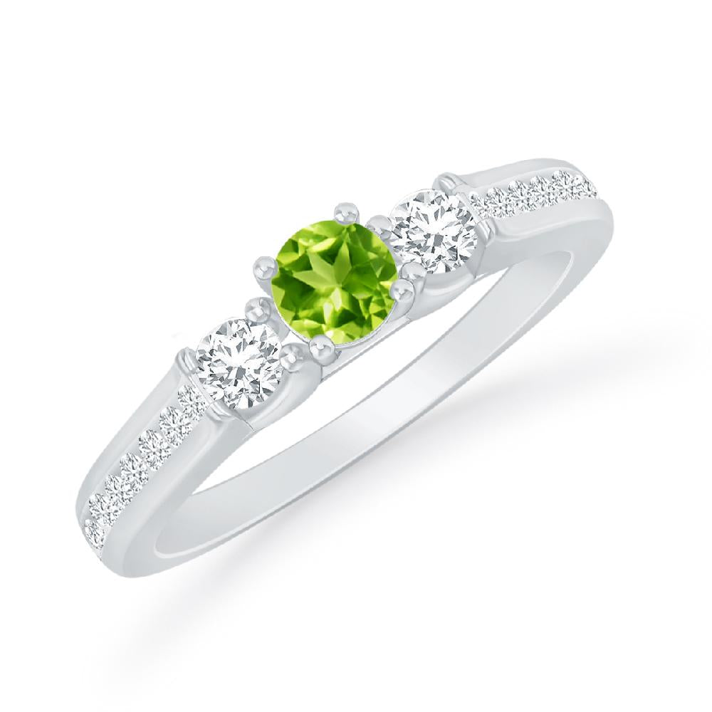 White Gold - Peridot