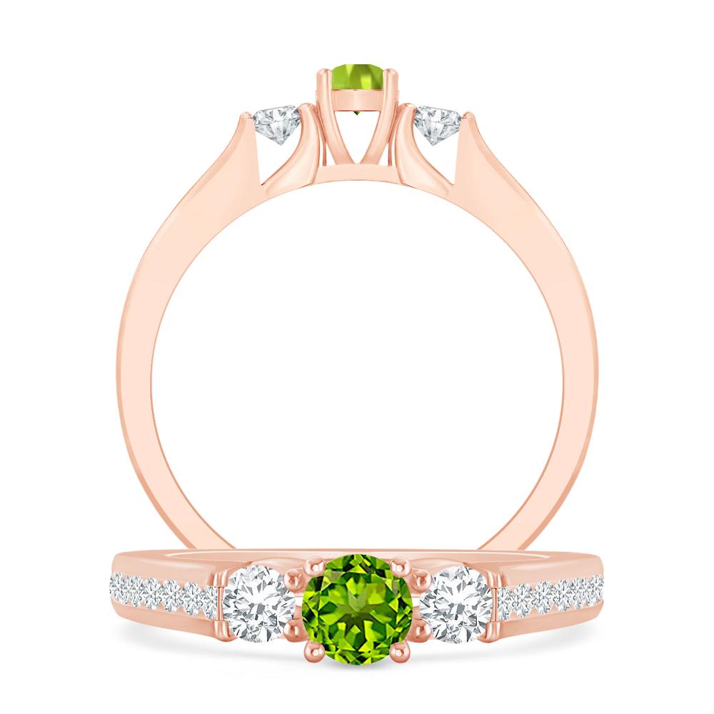 Rose Gold - Peridot