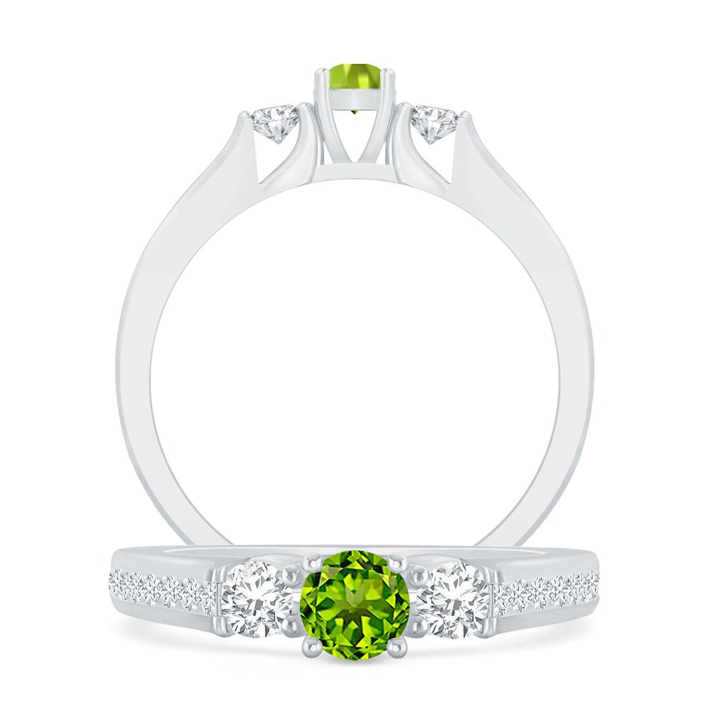 White Gold - Peridot