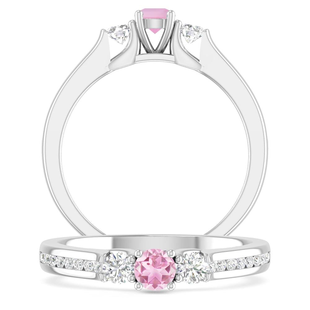 White Gold - Pink Tourmaline