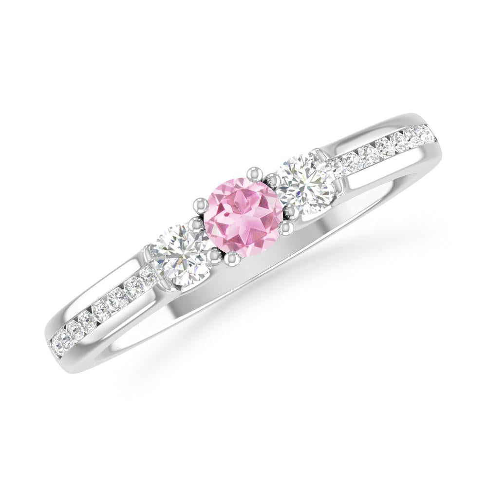 White Gold - Pink Tourmaline