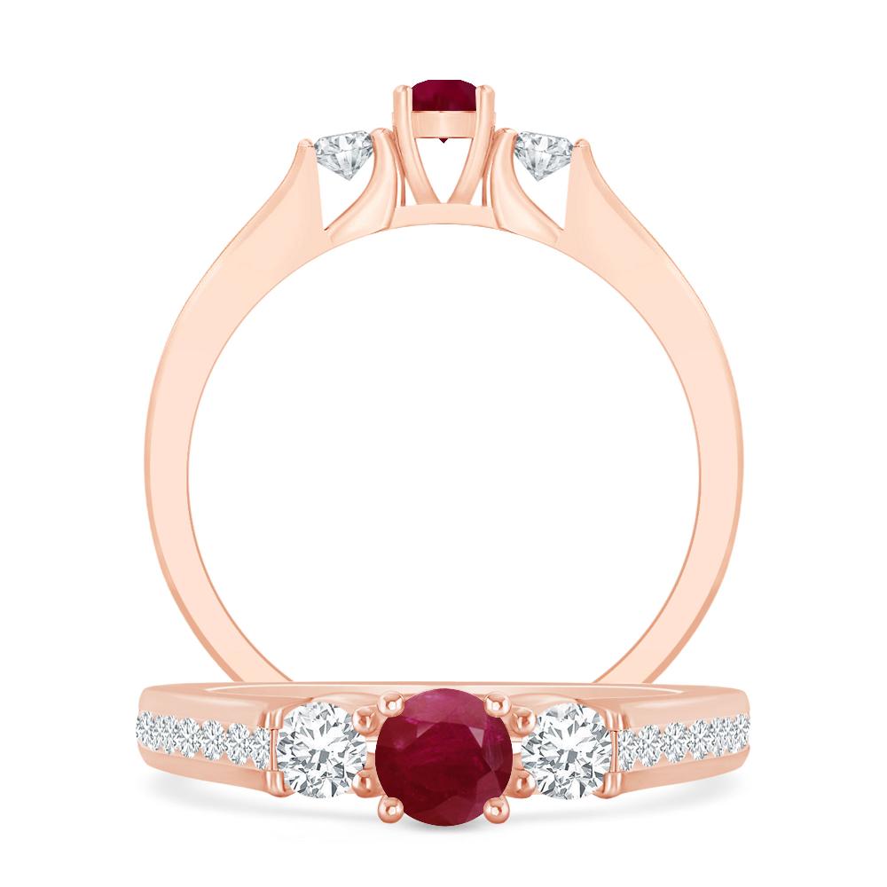 Rose Gold - Ruby