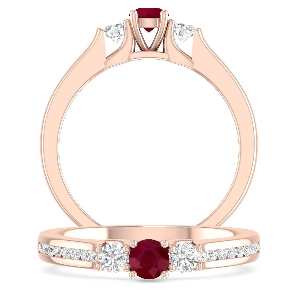 Rose Gold - Ruby