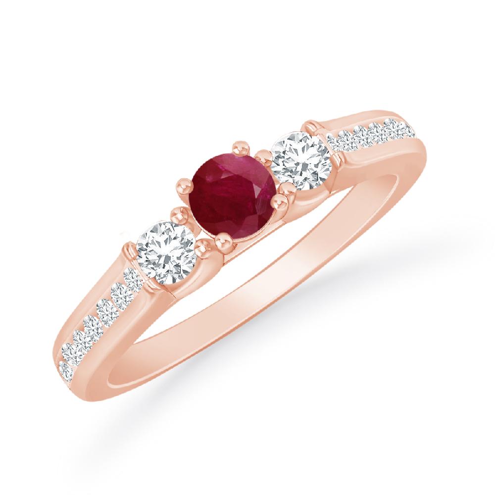 Rose Gold - Ruby