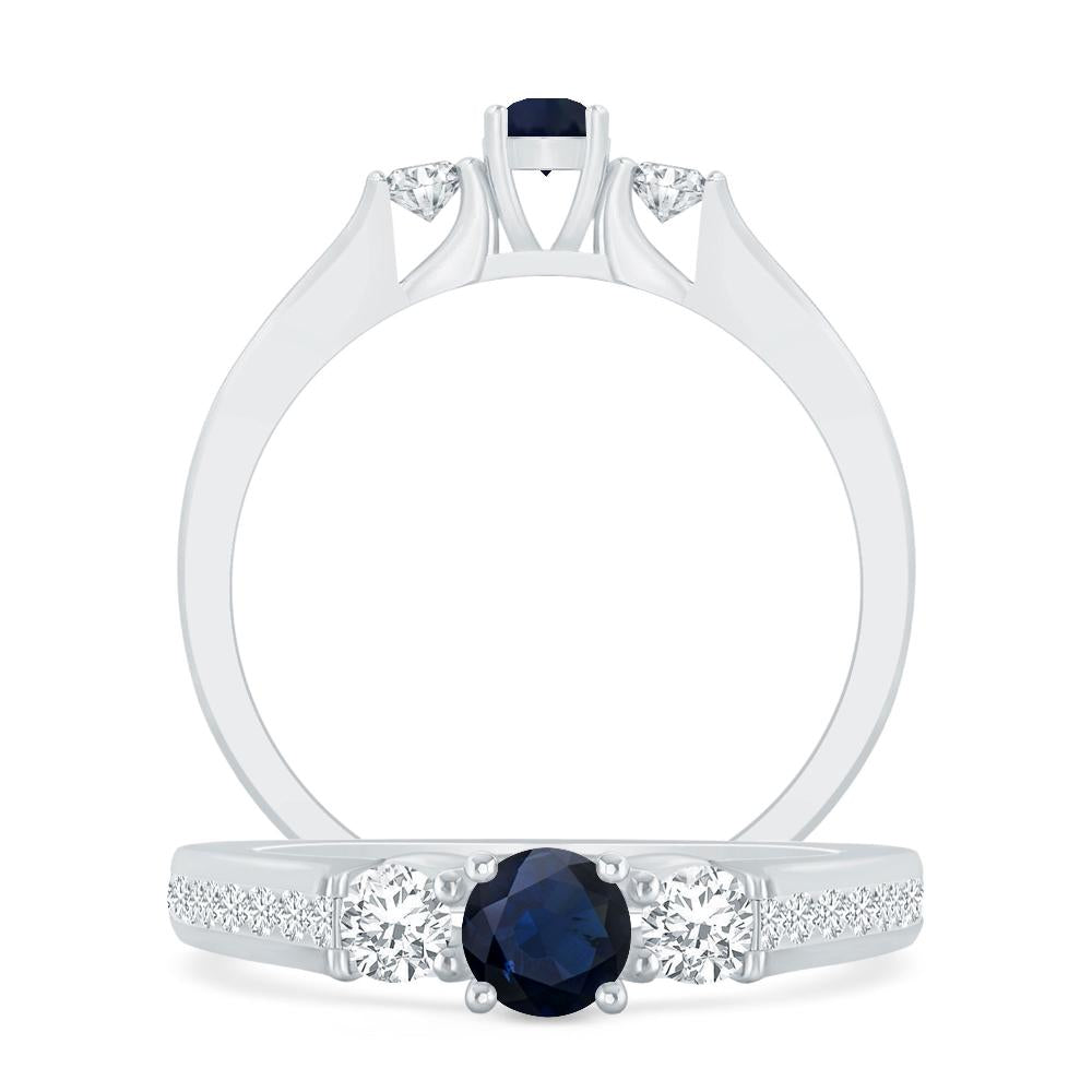 White Gold - Sapphire
