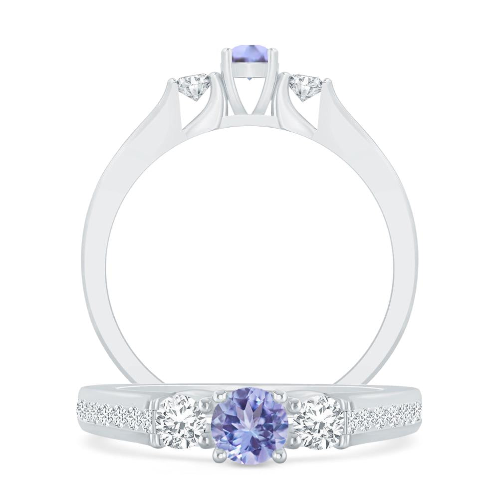 White Gold - Tanzanite