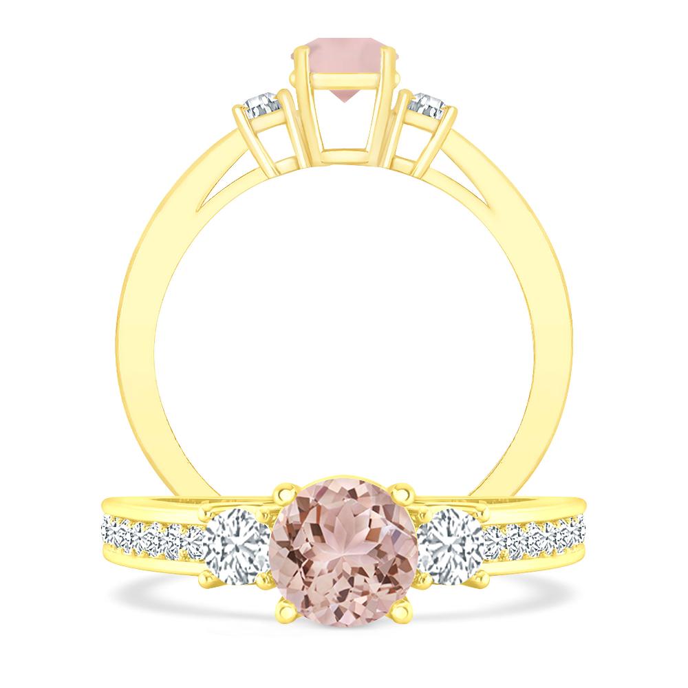 Yellow Gold - Morganite