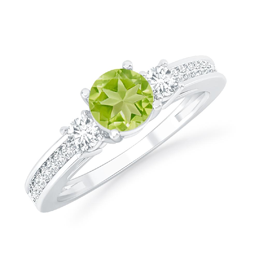 White Gold - Peridot