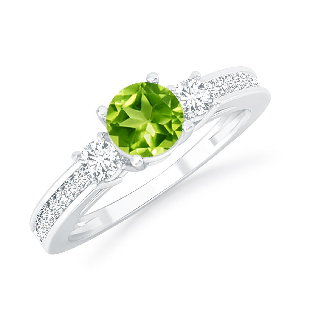 White Gold - Peridot
