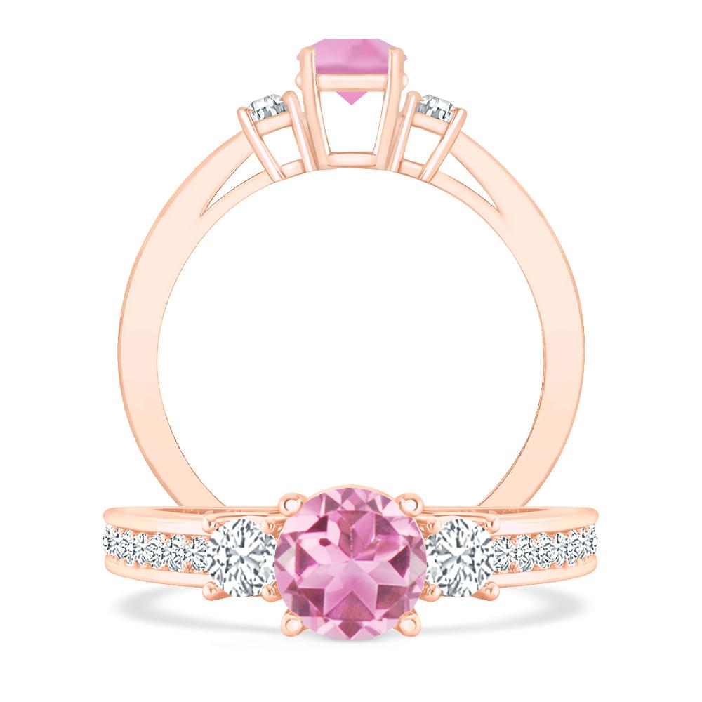 Rose Gold - Pink Tourmaline