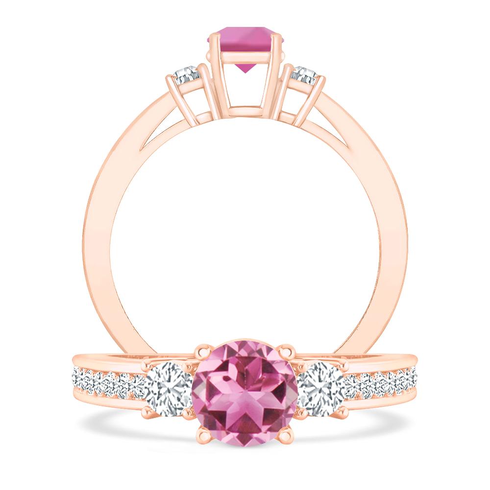 Rose Gold - Pink Tourmaline