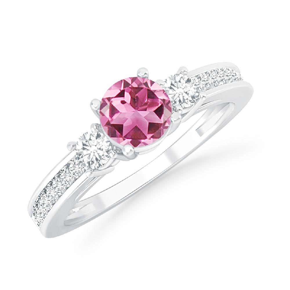 White Gold - Pink Tourmaline