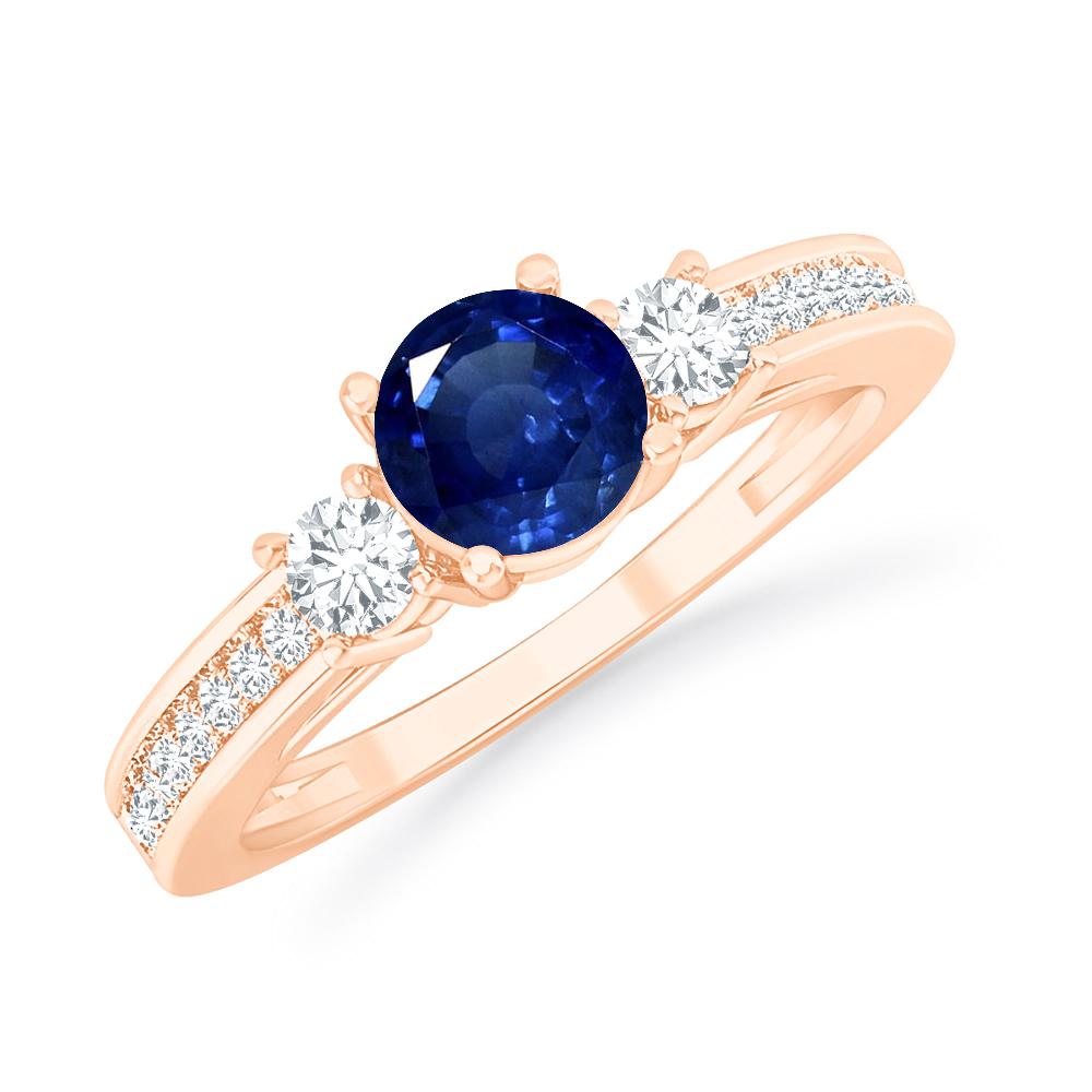 Rose Gold - Sapphire