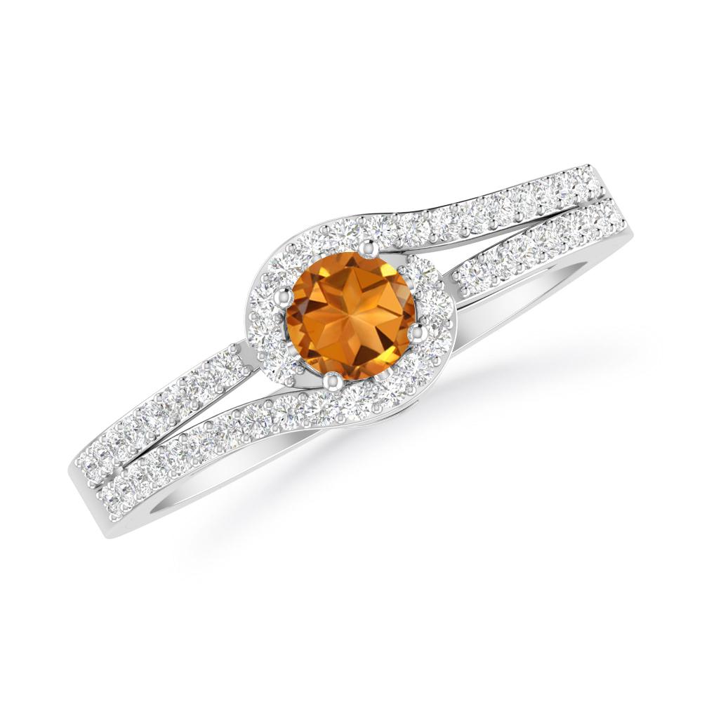 White Gold - Citrine
